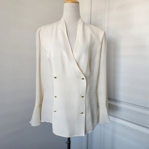 Escada silk blouse 40